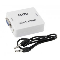 Adaptador VGA a HDMI con Video & Audio