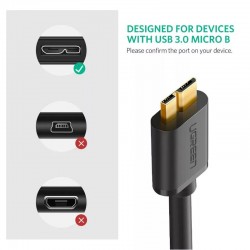 Cable Micro B a USB 3.0 Ugreen